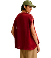 ESSENTIEL ANTWERP JABANA BURNT ORANGE T-SHIRT