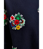 ESSENTIEL ANTWERP ITRO MARINEBLAUWE SWEATSHIRT