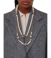MAX MARA WEEKEND OMBROSA WHITE NECKLACE