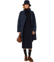 MAX MARA WEEKEND TENUTA BLUE LONG DOWN JACKET