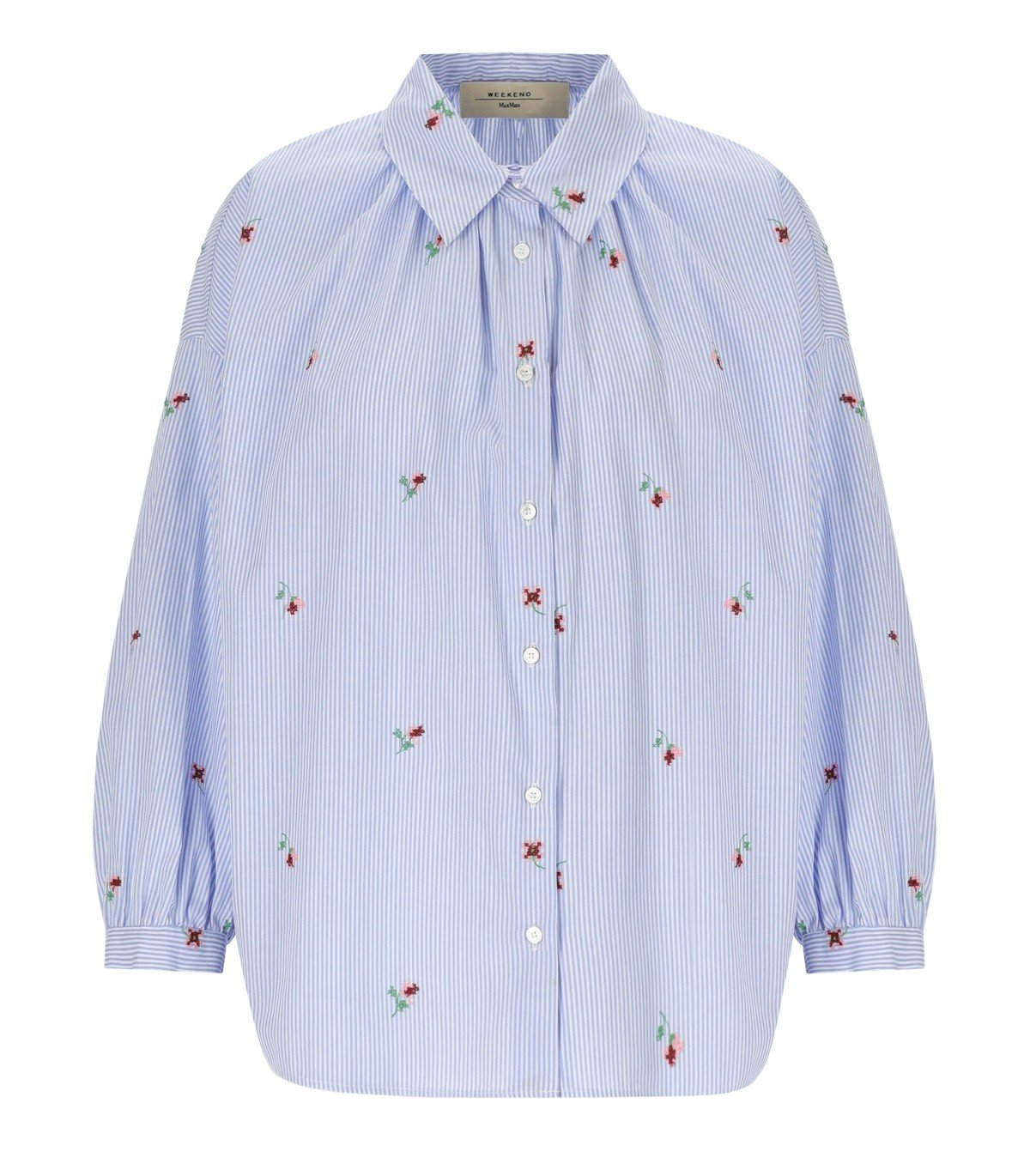 MAX MARA WEEKEND BUTTERFLY HELLBLAUES HEMD