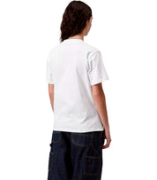 CARHARTT WIP W'S S/S POCKET HEART WHITE T-SHIRT