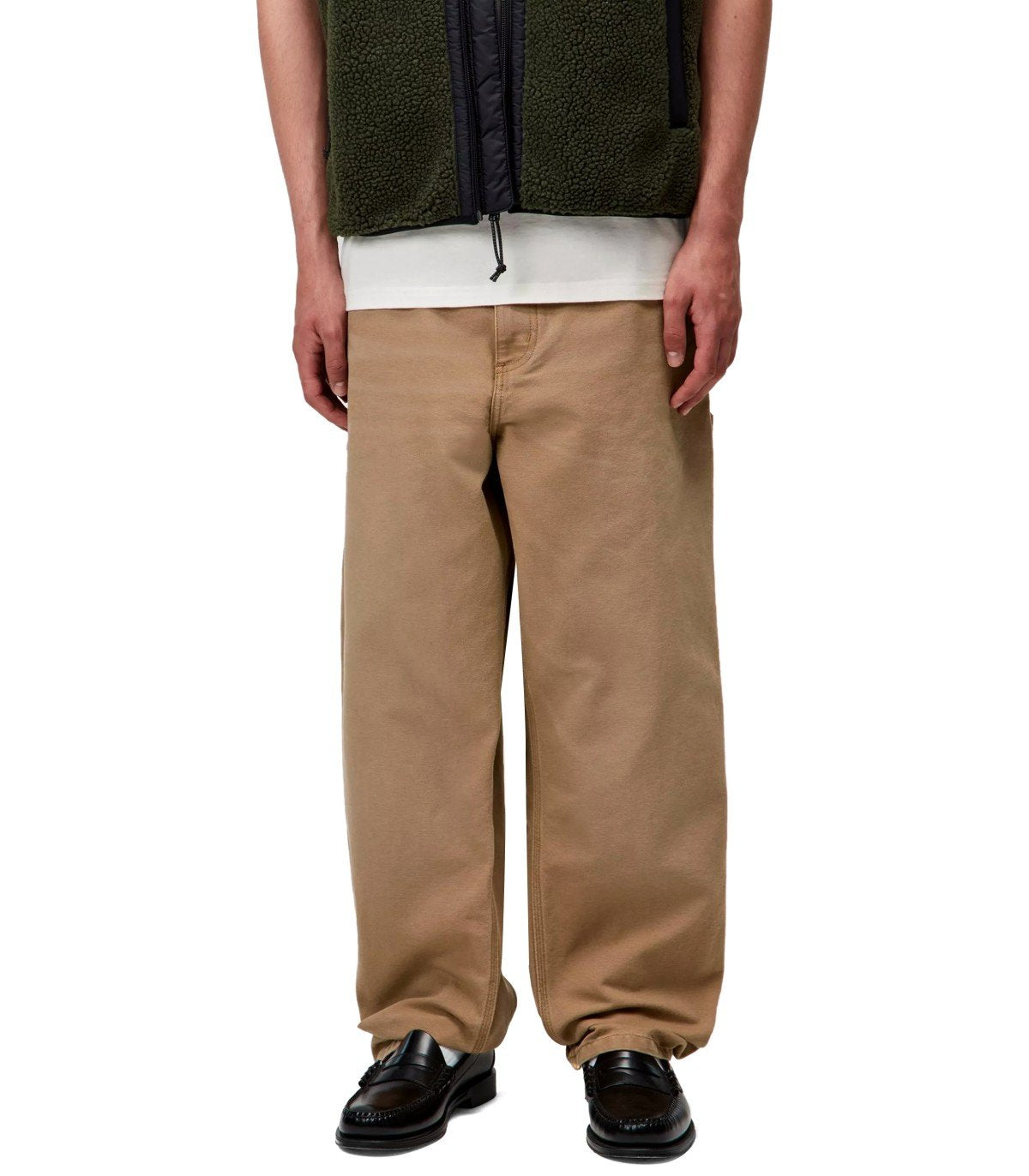 CARHARTT WIP SINGLE KNEE HAMILTON BROWN PANTS