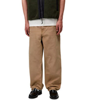 CARHARTT WIP SINGLE KNEE HAMILTON BROWN PANTS