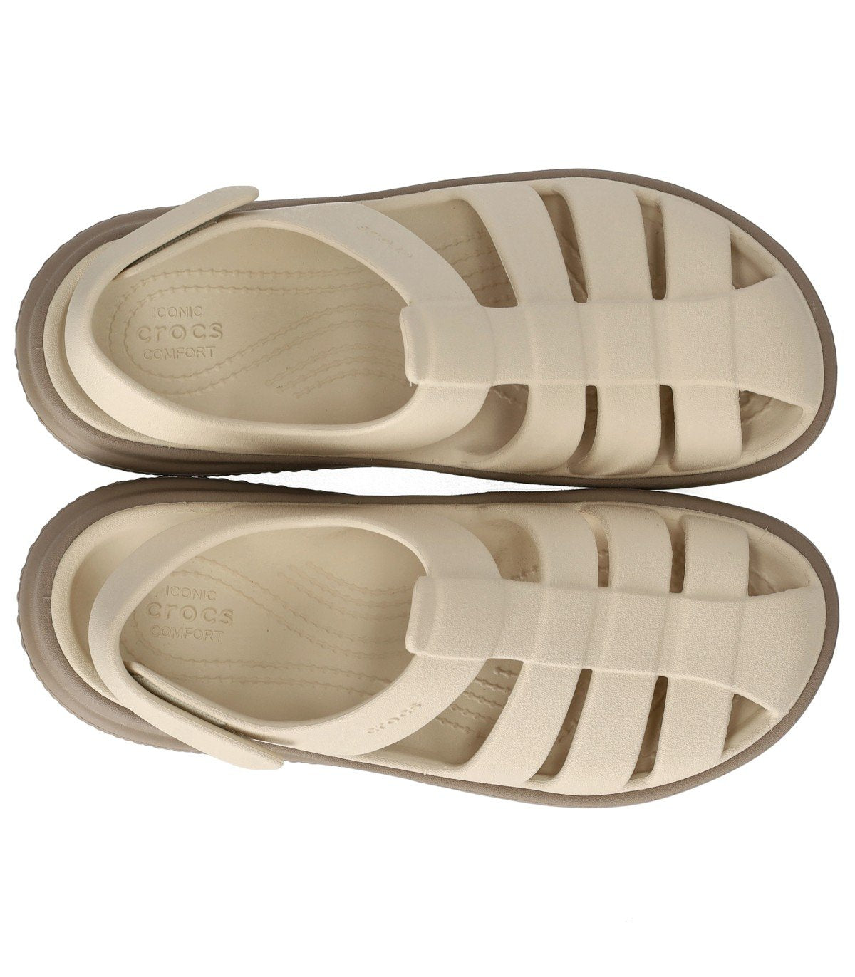 CROCS STOMP FISHERMAN BEIGE SANDAL