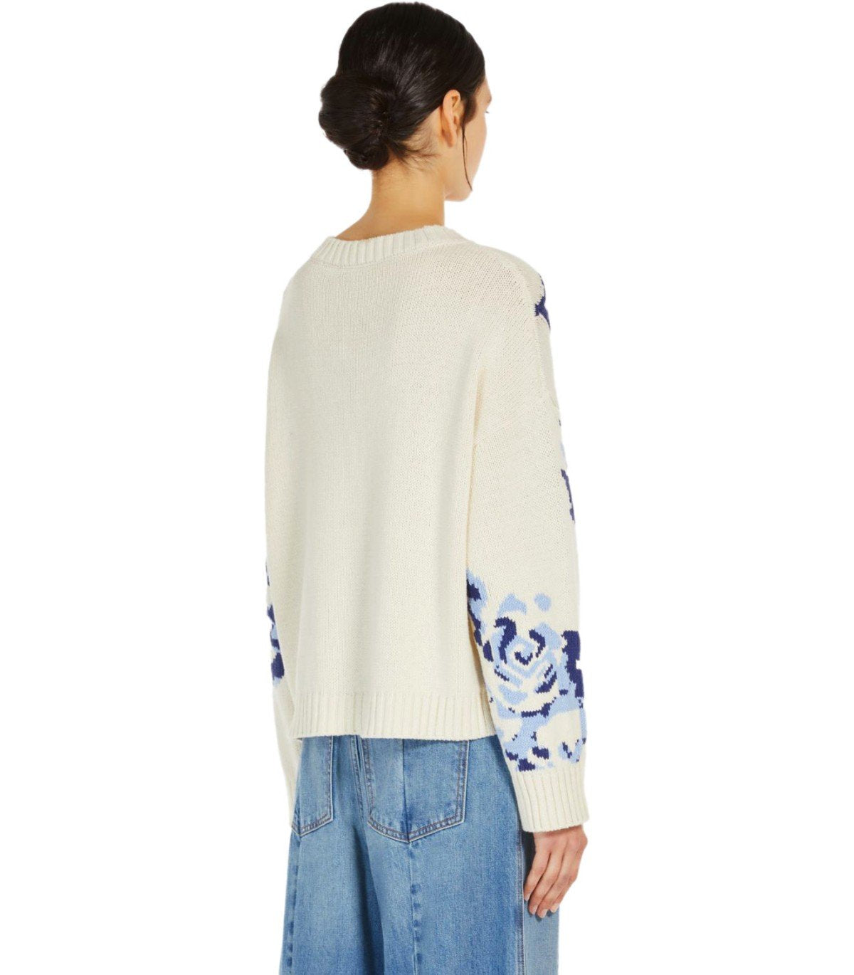 MAX MARA WEEKEND FABIAN ELFENBEIN RUNDHALSPULLOVER