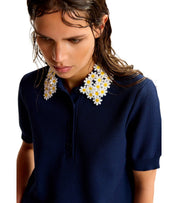 ESSENTIEL ANTWERP JEMBER BLUE POLO SHIRT