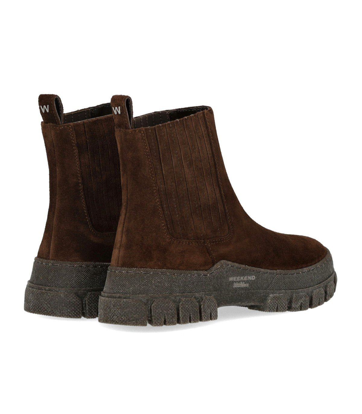 MAX MARA WEEKEND GENEPI DARK BROWN CHELSEA BOOT