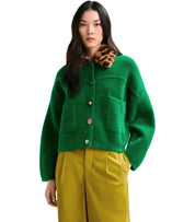 CARDIGAN INTENTION VERDE ESSENTIEL ANTWERP
