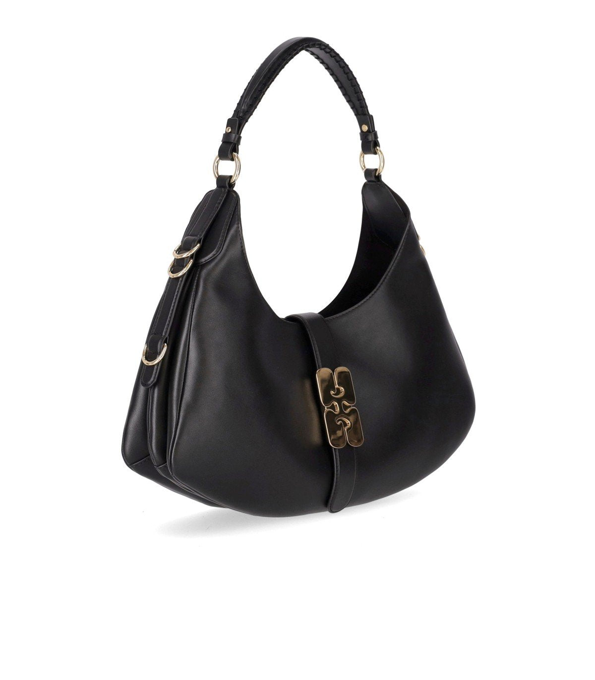 GANNI KAT BLACK SMALL SHOULDER BAG
