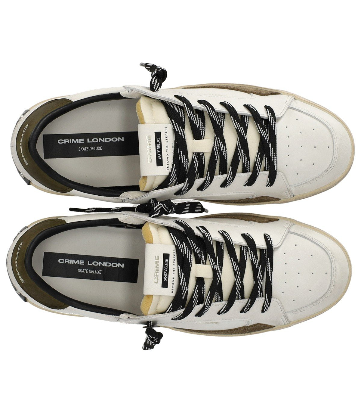 SNEAKER SK8 DELUXE BIANCO MILITARE CRIME LONDON