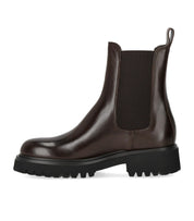 GUGLIELMO ROTTA WORMS CHOCOLATE CHELSEA BOOT