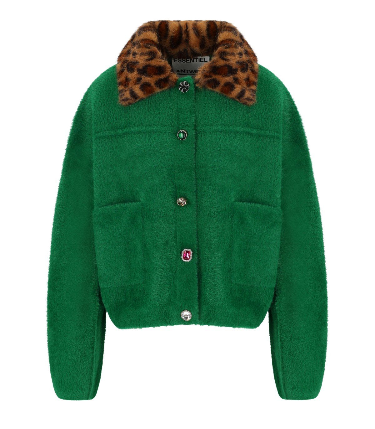 CARDIGAN INTENTION VERDE ESSENTIEL ANTWERP
