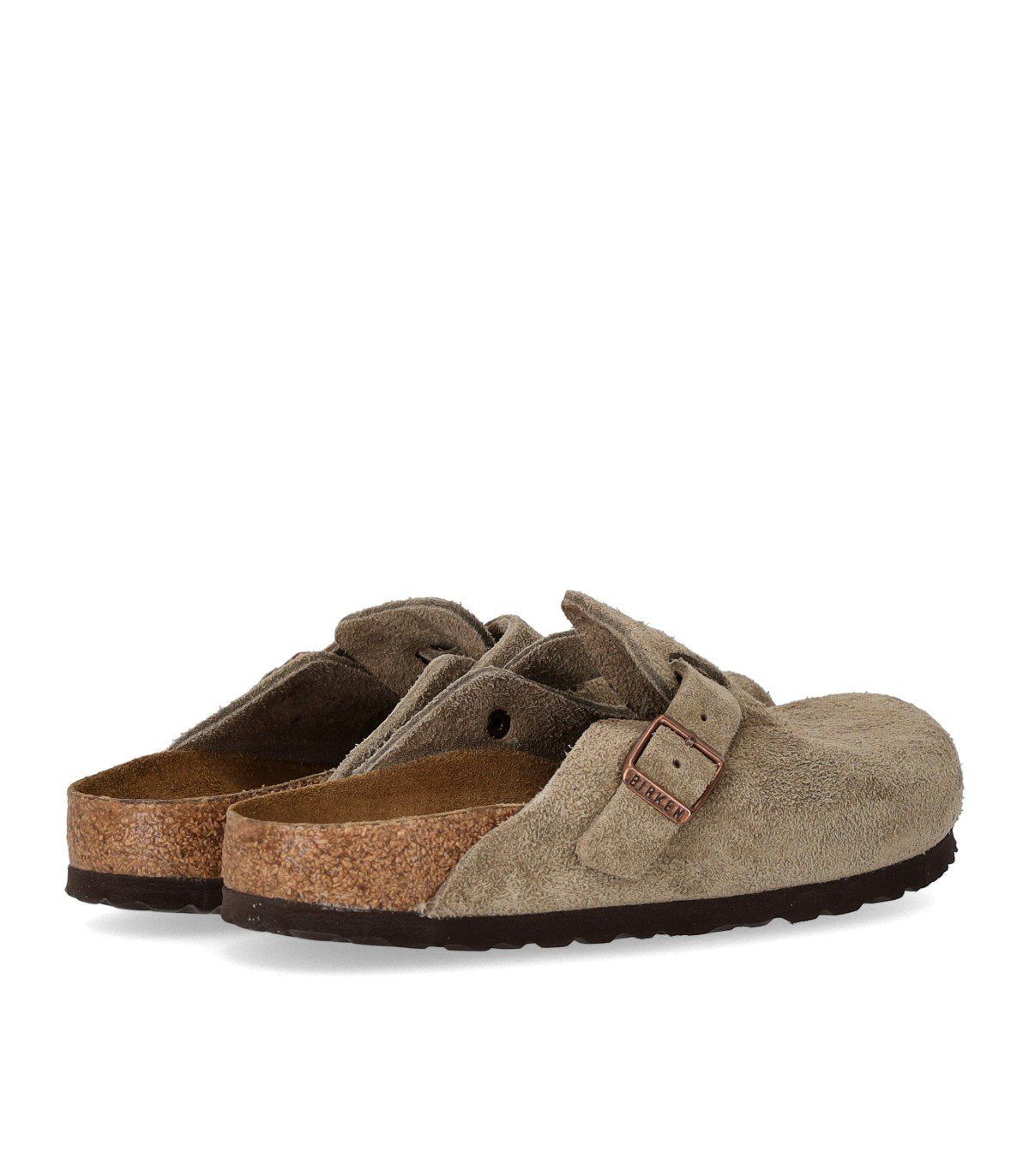 CLOG BOSTON SOFT FOOTBED TAUPE BIRKENSTOCK