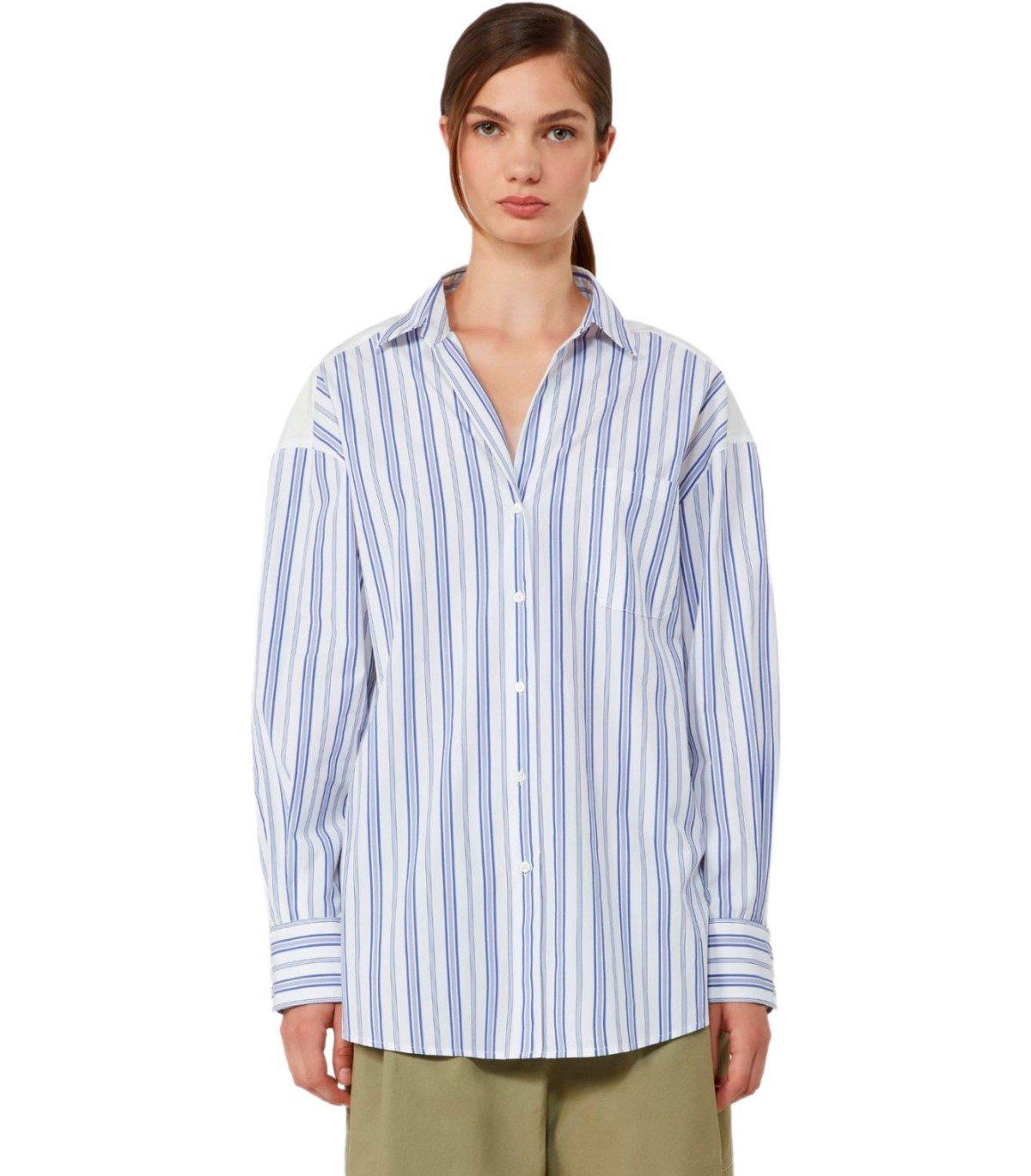 MAX MARA WEEKEND TESSILE WHITE SHIRT