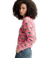 ESSENTIEL ANTWERP HIROYAL PINK CREWNECK SWEATER