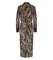 ROBE IMPRIMÉ ALLIGATOR MARRONE ELISABETTA FRANCHI