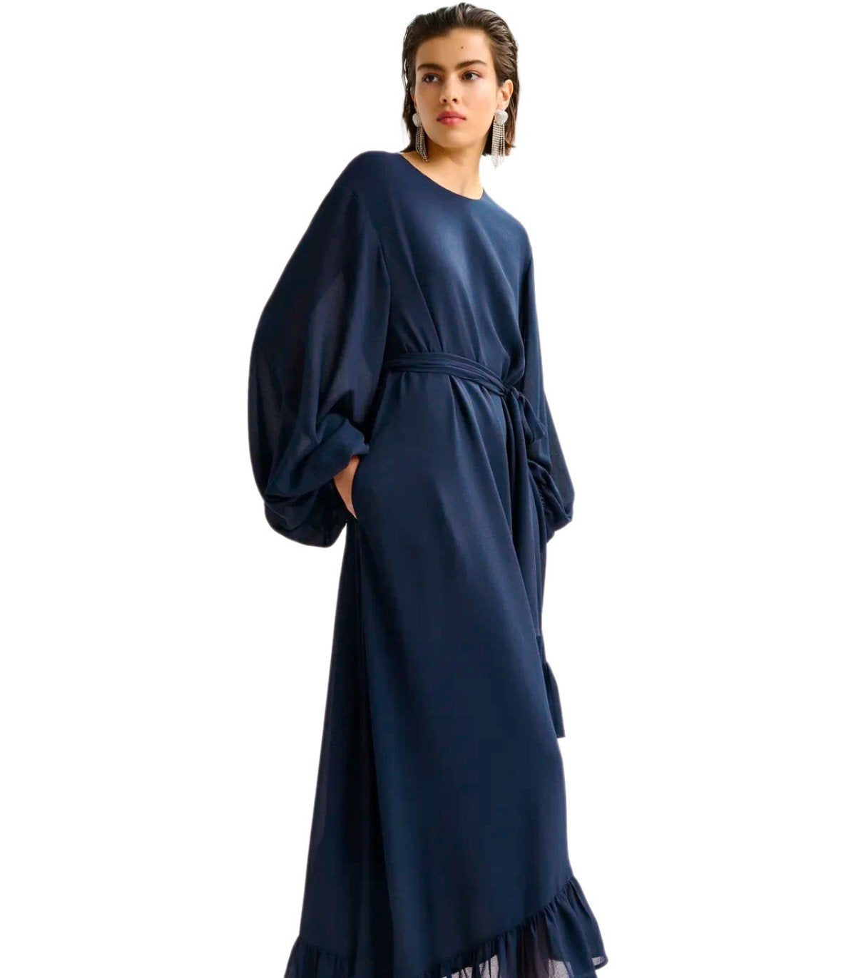 VESTIDO IFLOWER AZUL MARINO ESSENTIEL ANTWERP