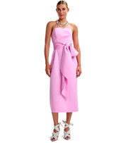 ESSENTIEL ANTWERP JUROR ROZE MIDI JURK
