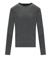 PULL À COL ROND SICILIA GRIS MAX MARA WEEKEND - L