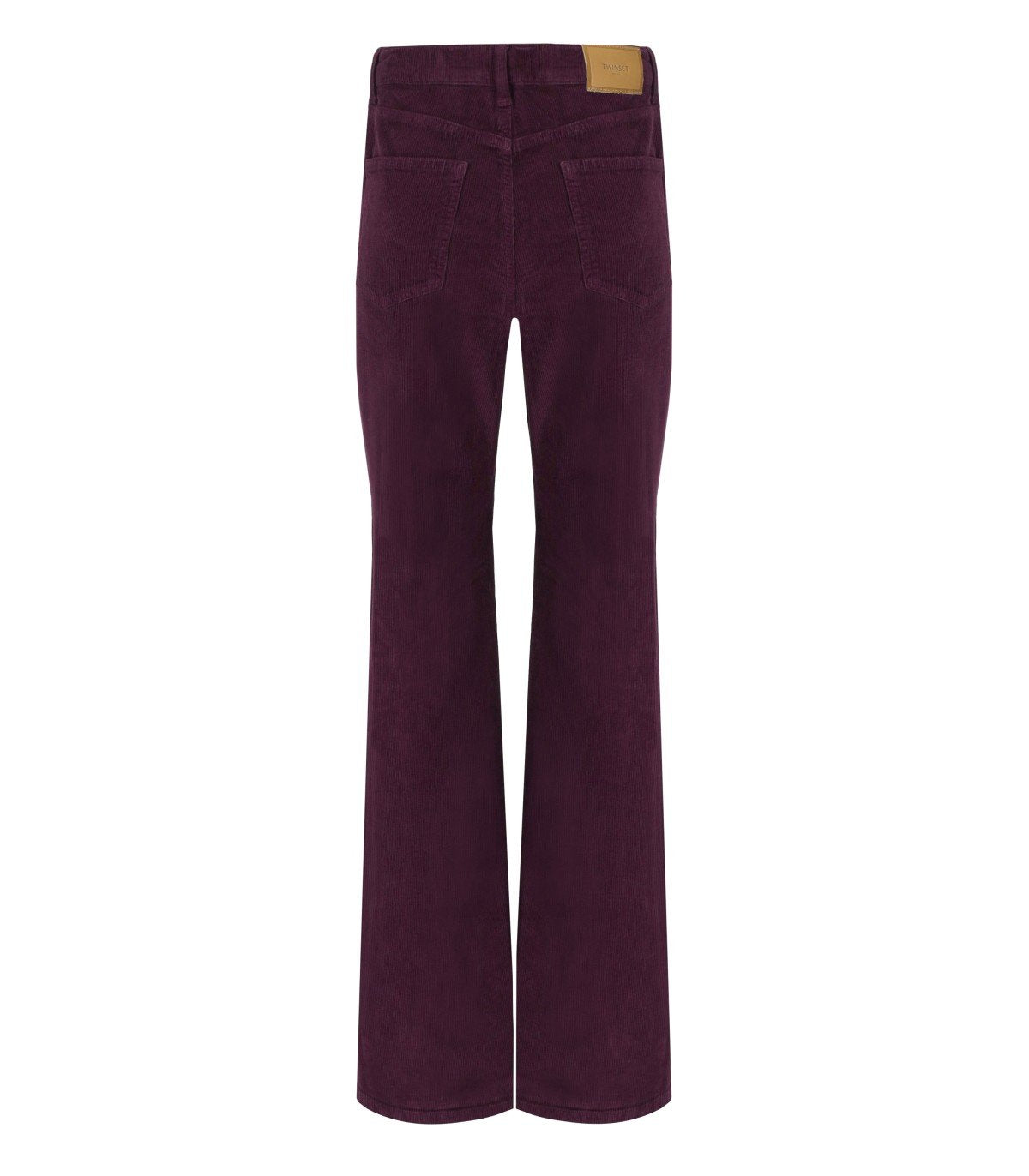 TWINSET CORDUROY PURPLE PANTS