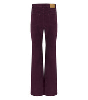 TWINSET CORDUROY PURPLE PANTS