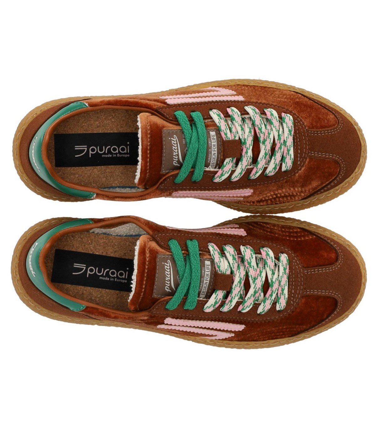 BASKETS 6.01 XS VELVET BRONZE PURAAI