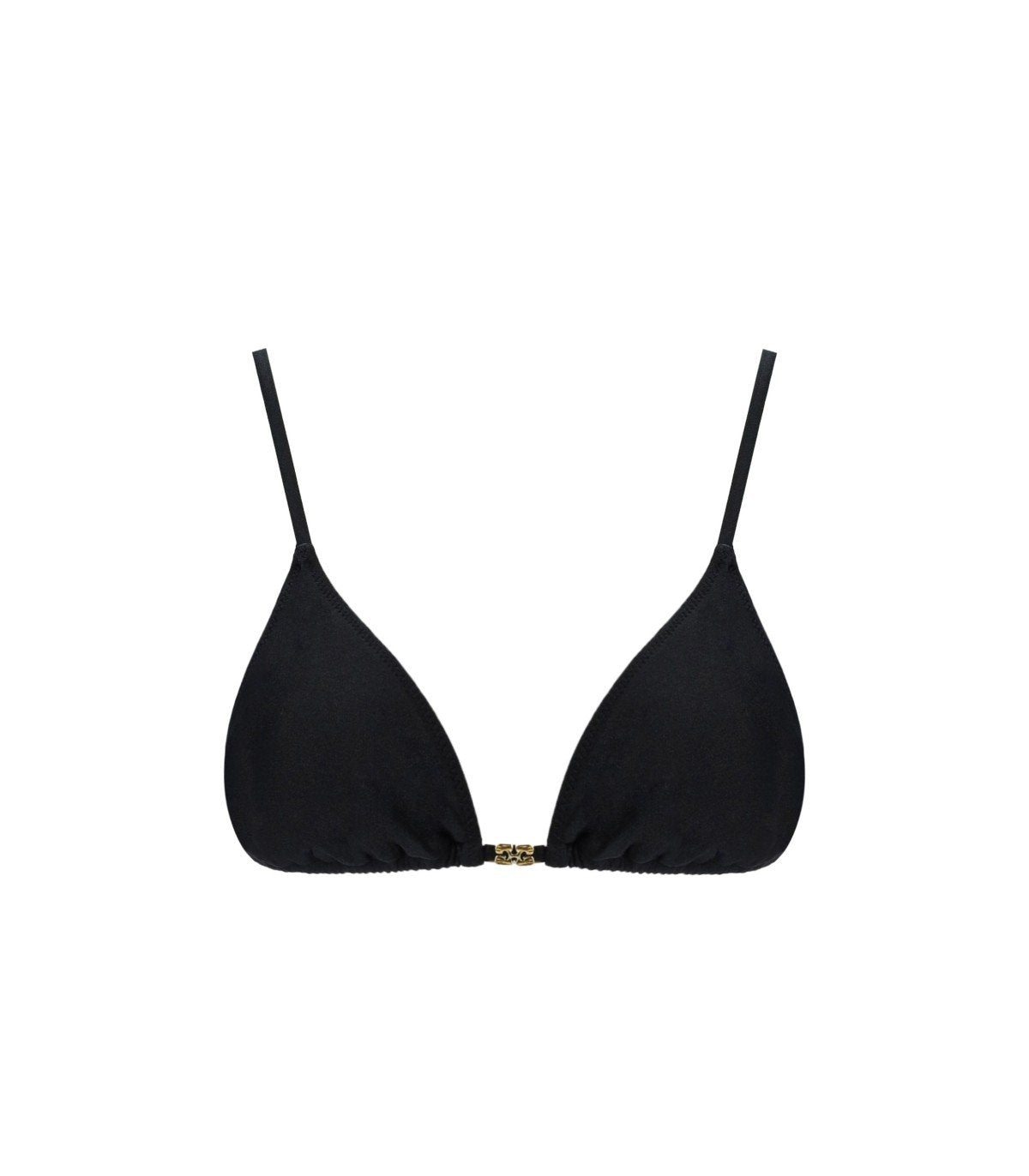 GANNI SCHWARZES LUREX BIKINIOBERTEIL