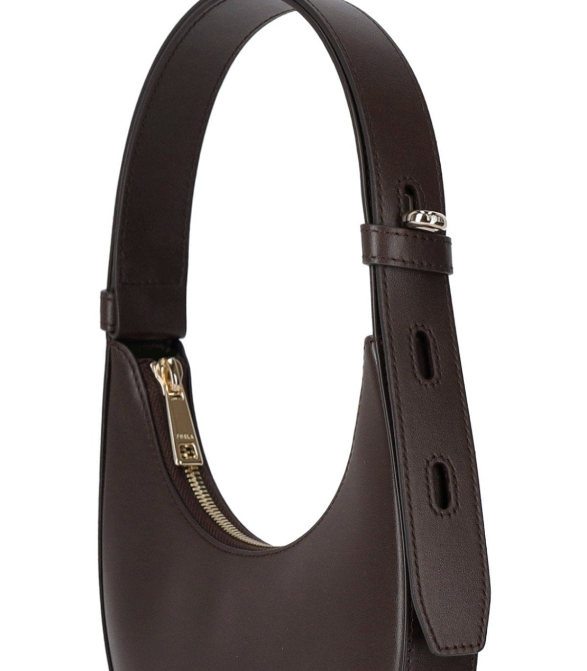 FURLA DELIZIA MINI CHOCOLATE SHOULDER BAG