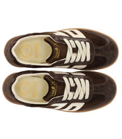 SNEAKER CLOUD VELOURS BRUN BACK70