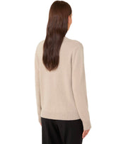 MAX MARA WEEKEND NITRA BEIGE TRUI MET RONDE HALS