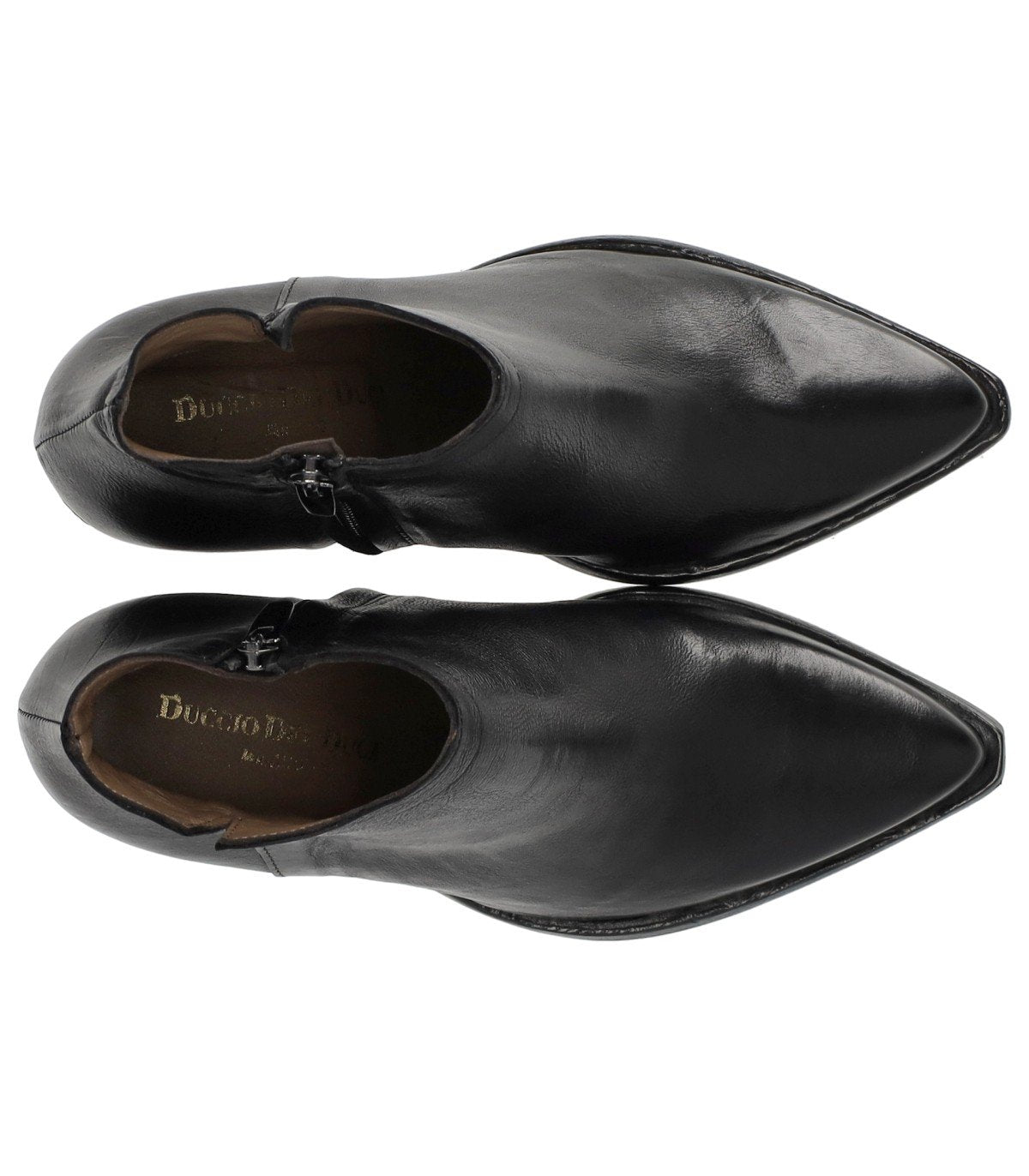 DUCCIO DEL DUCA BLACK TEXAN ANKLE BOOT