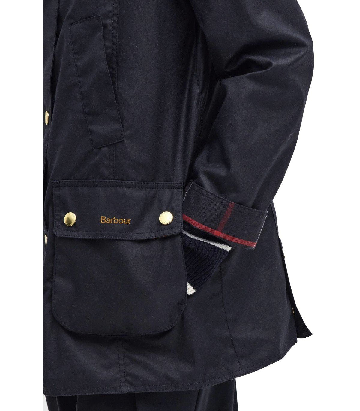 JACKE MODERN BEADNELL WAX MARINEBLAU BARBOUR