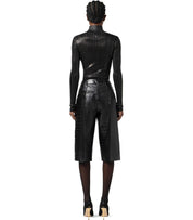 ELISABETTA FRANCHI BLACK TURTLENECK TOP