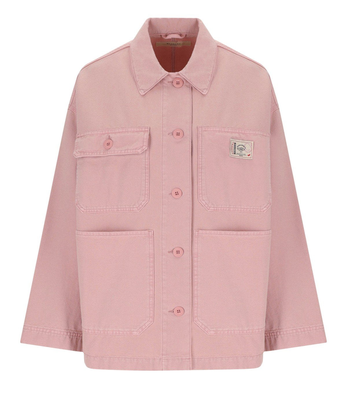 MAX MARA WEEKEND ALBUM PINK SHIRT JACKET