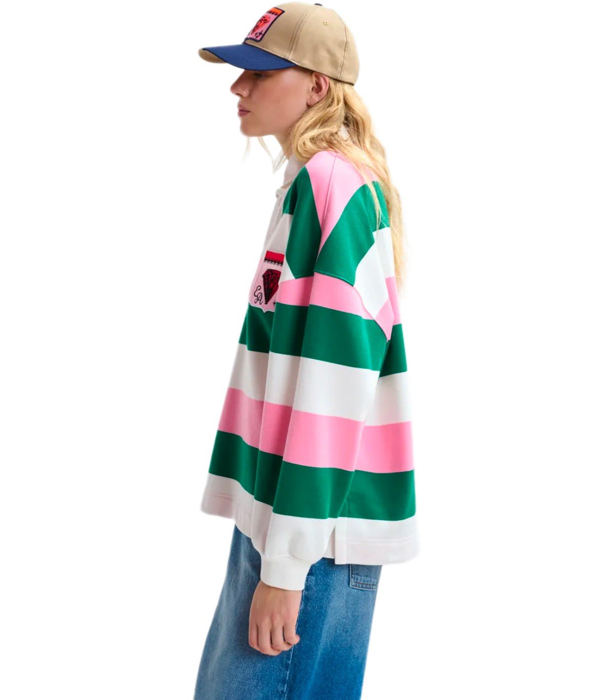 ESSENTIEL ANTWERP JOUEUR STRIPED POLOSHIRT