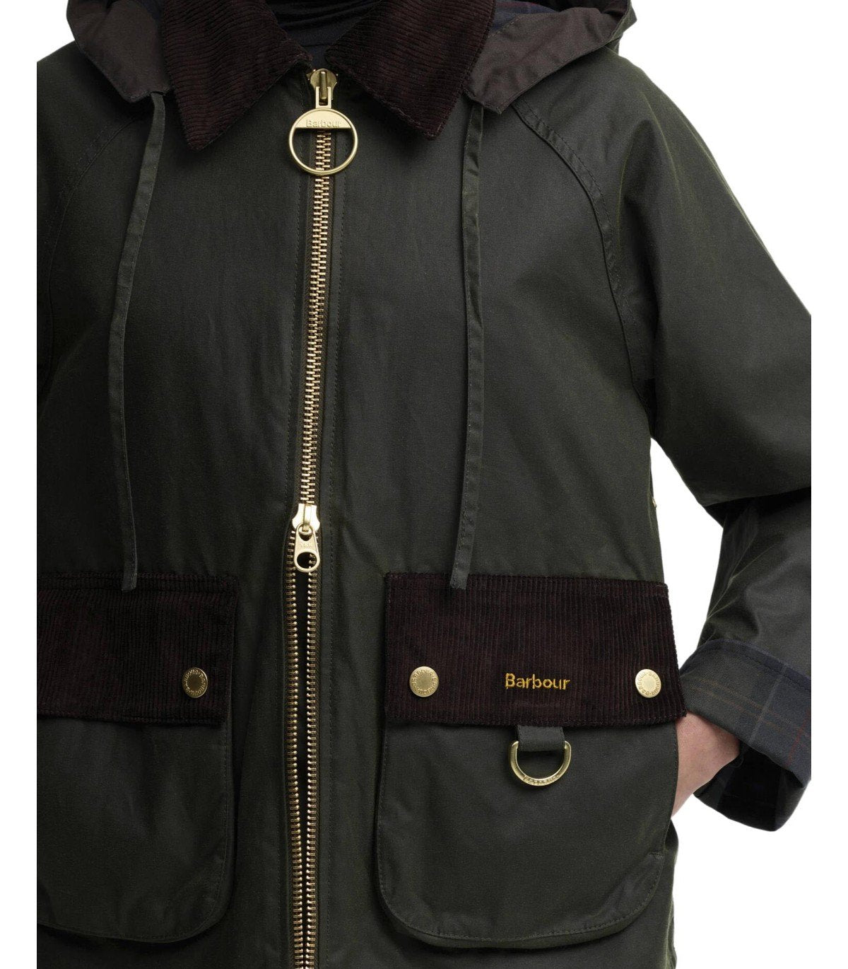 GIACCA CARVILLE WAX VERDE BARBOUR