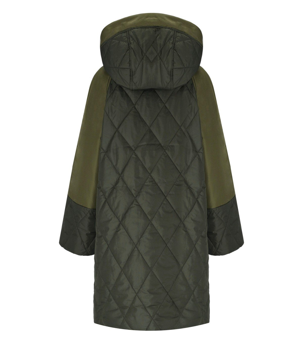 BARBOUR ELSPETH QUILTED GREEN HOODED JACKET