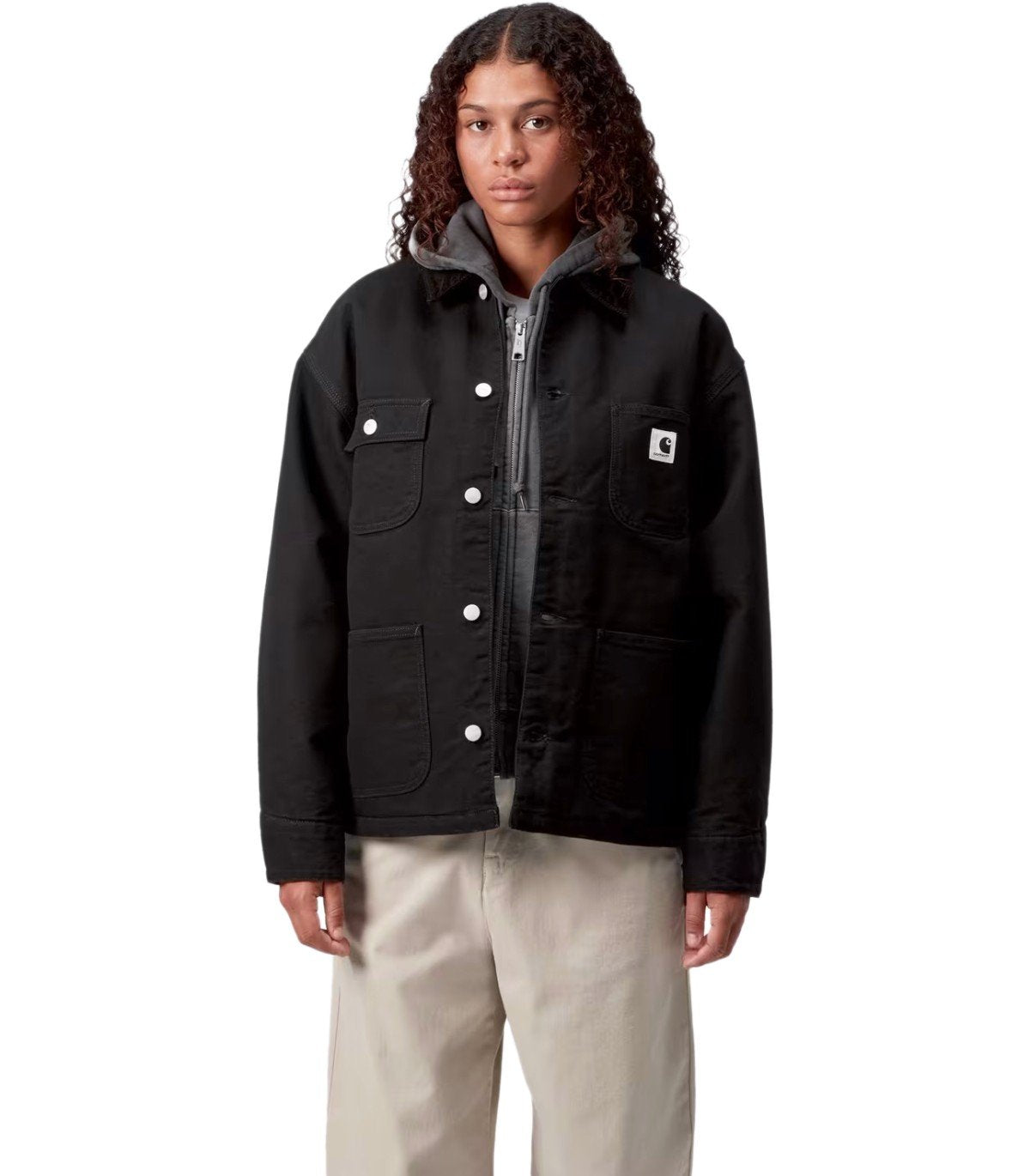 CARHARTT WIP W' MICHIGAN SCHWARZE JACKE