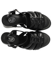 ASH MINA BLACK HEELED SANDAL