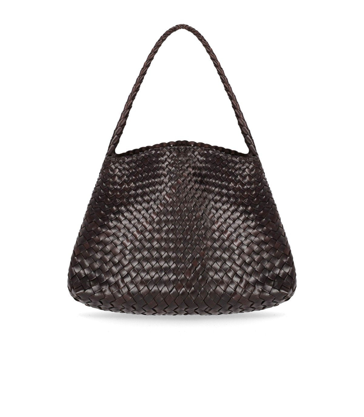 DRAGON DIFFUSION SANTA MARIA MINI DARK BROWN SHOULDER BAG