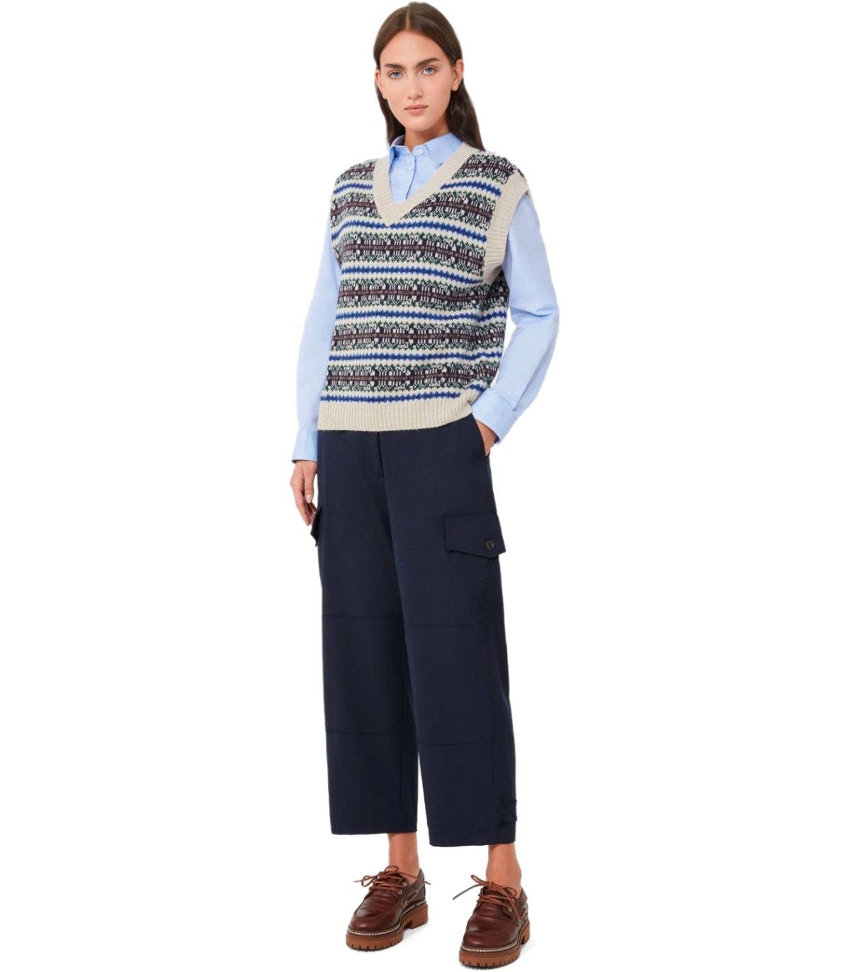PANTALONE APRILE BLU MAX MARA WEEKEND
