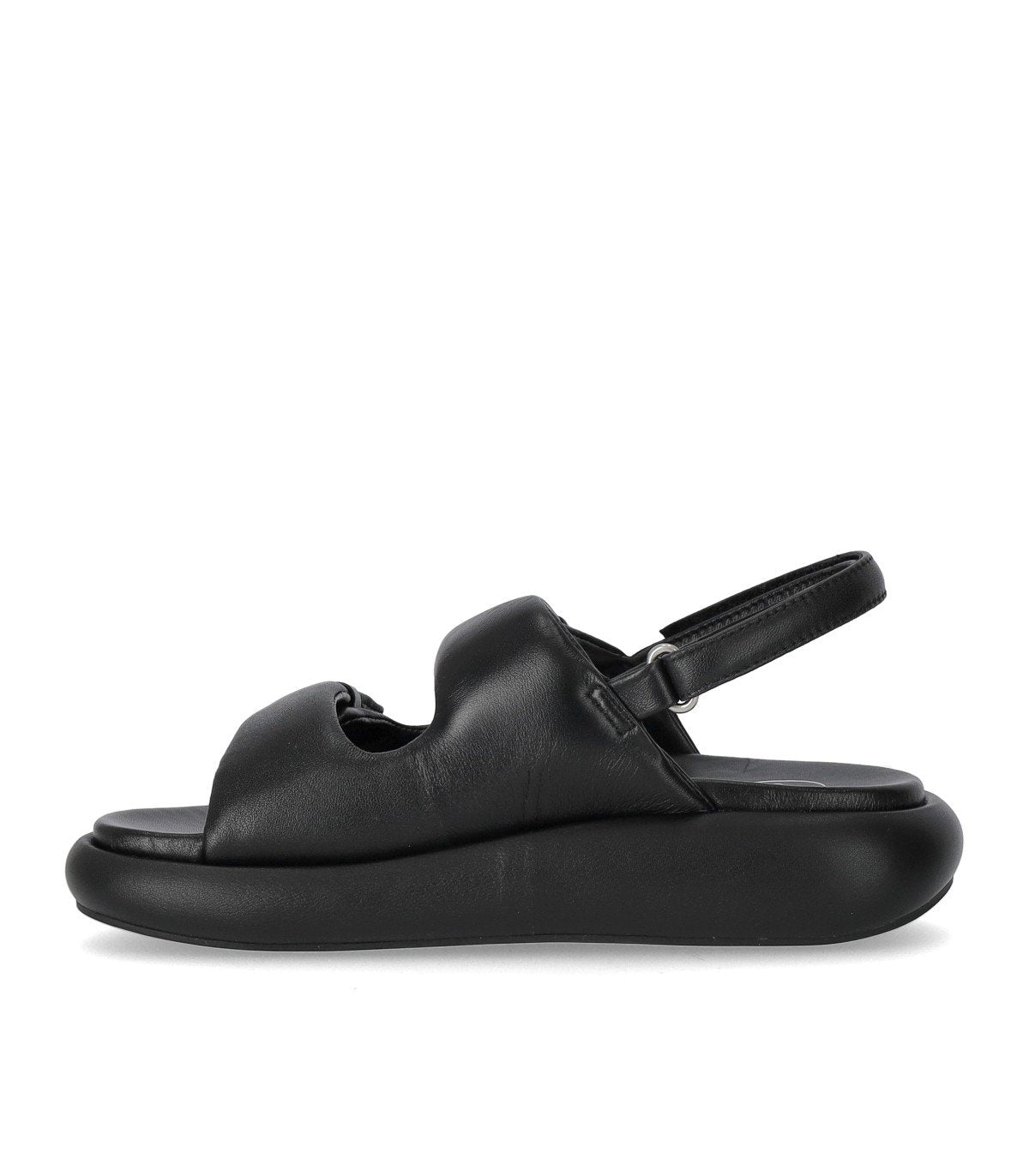 SANDALO PLATFORM VINCI NERO ASH