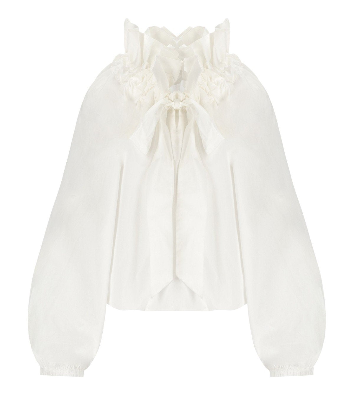 ESSENTIEL ANTWERP HAQUIRI WHITE BLOUSE