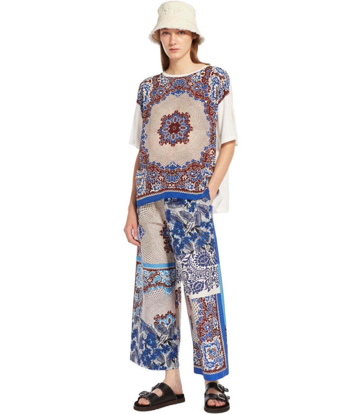 MAX MARA WEEKEND WEST BLUE PANTS