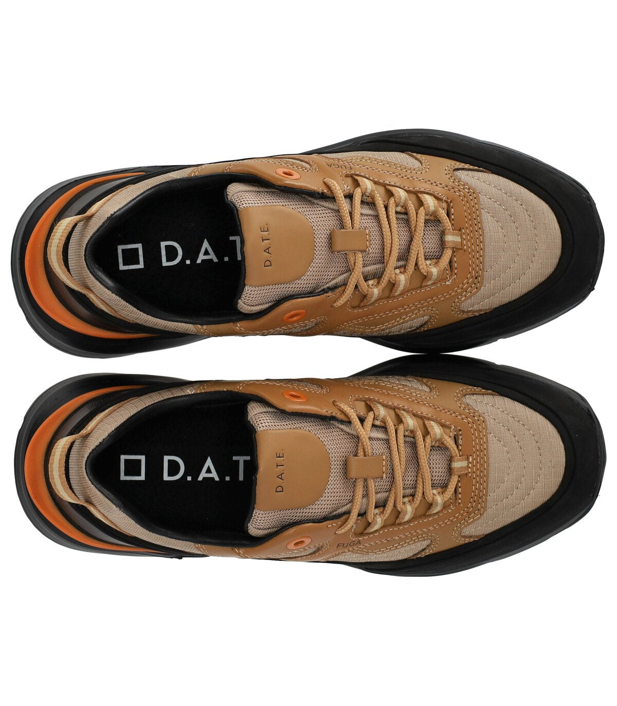 SNEAKER FUGA METHOD BEIGE NERO D.A.T.E.