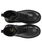 ASH DOVER SCHWARZ LEDER SCHNÜRSTIEFEL
