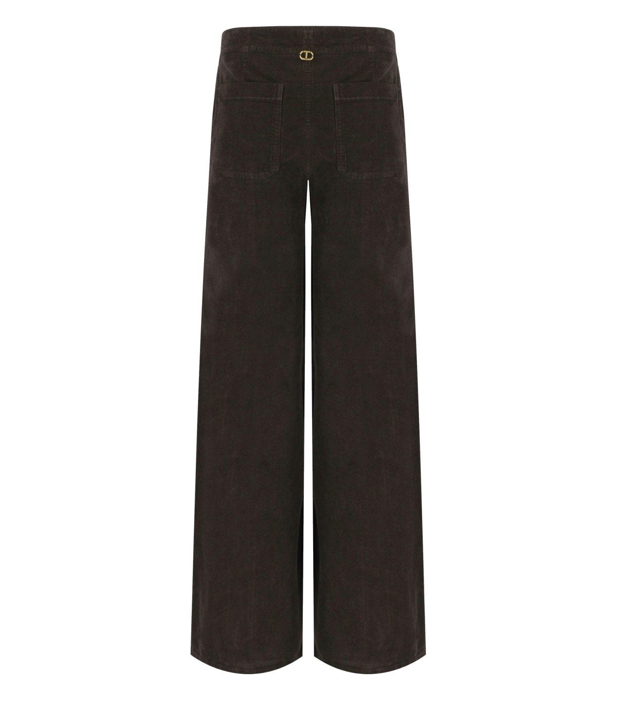 TWINSET CHOCOLATE CORDUROY PANTS