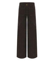 TWINSET CHOCOLATE CORDUROY PANTS
