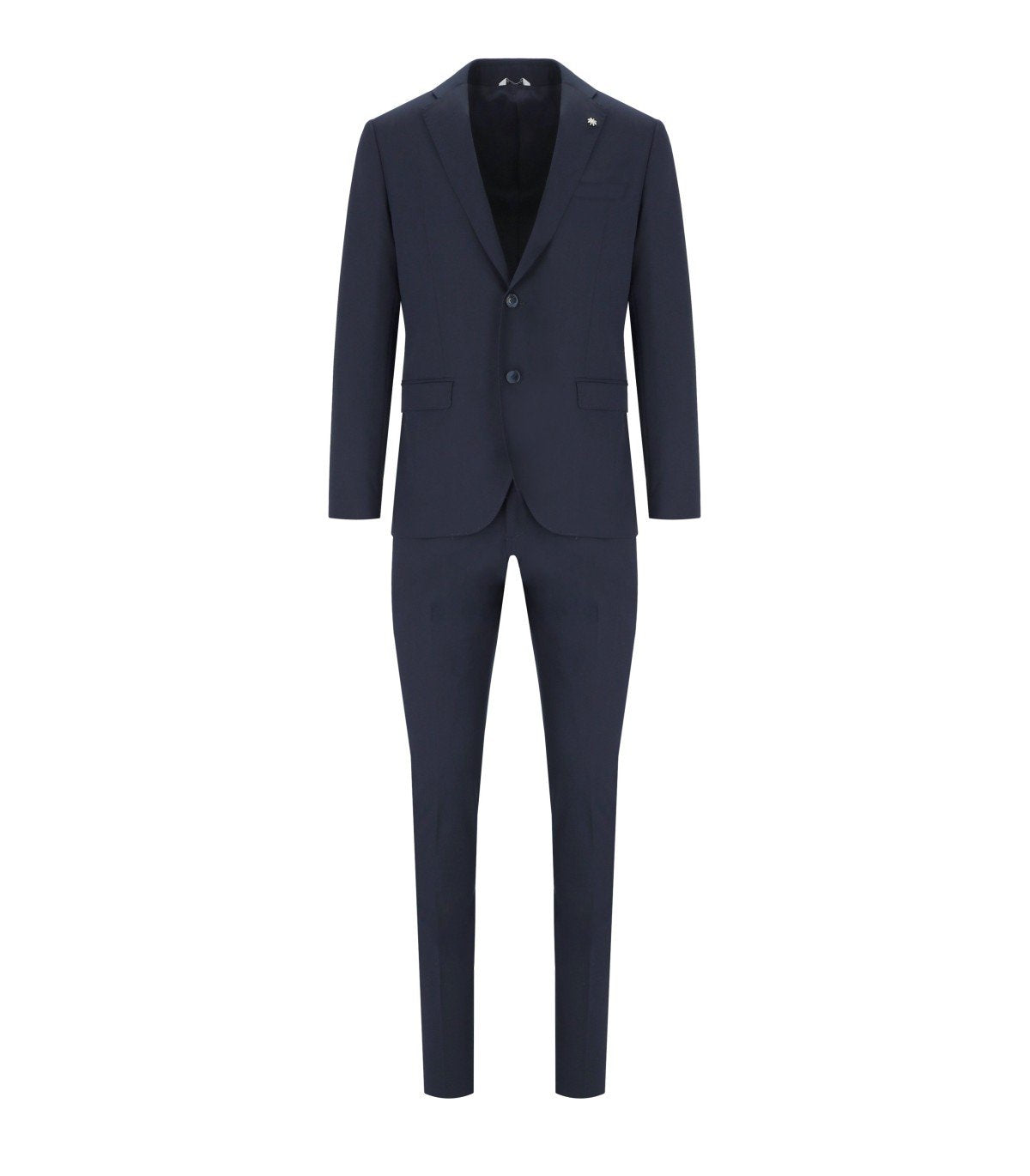 MANUEL RITZ DARK BLUE SINGLE-BREASTED SUIT
